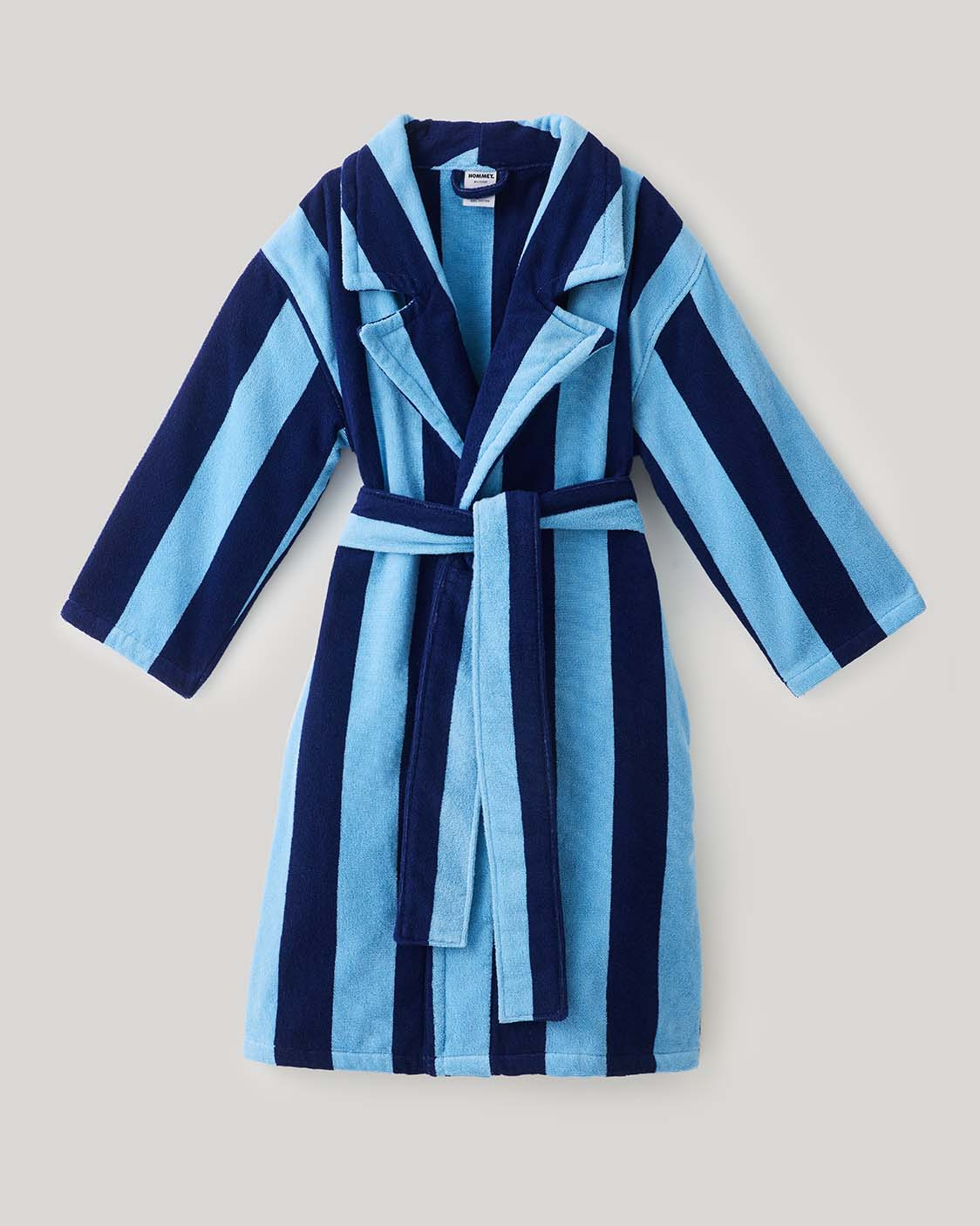 HOMMEY - ROBE | TERRY [SIZE:S/M CLR:BLUEBERRY STRIPES]