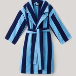 HOMMEY - ROBE | TERRY [SIZE:S/M CLR:BLUEBERRY STRIPES]