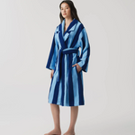 HOMMEY - ROBE | TERRY [SIZE:S/M CLR:BLUEBERRY STRIPES]