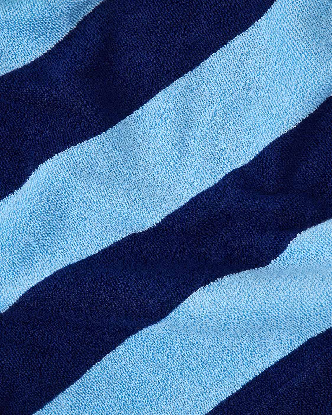 HOMMEY - ROBE | TERRY [SIZE:L/XL CLR:BLUEBERRY STRIPES]