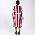 HOMMEY - ROBE | ROCKY ROAD STRIPES | S/M COTTON