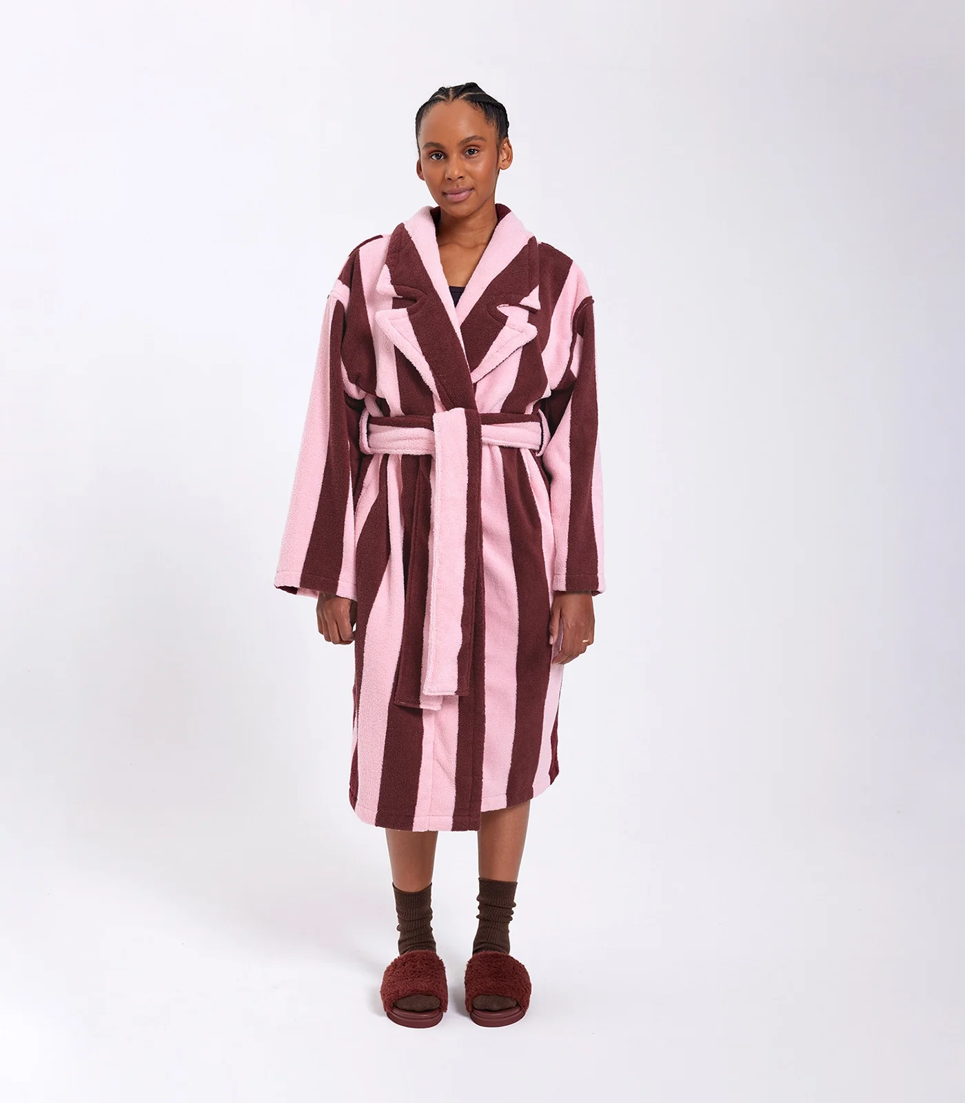 HOMMEY - ROBE | ROCKY ROAD STRIPES | S/M COTTON