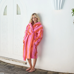 HOMMEY - ROBE | SHERBET STRIPES | S/M COTTON