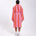 HOMMEY - ROBE | SHERBET STRIPES | S/M COTTON