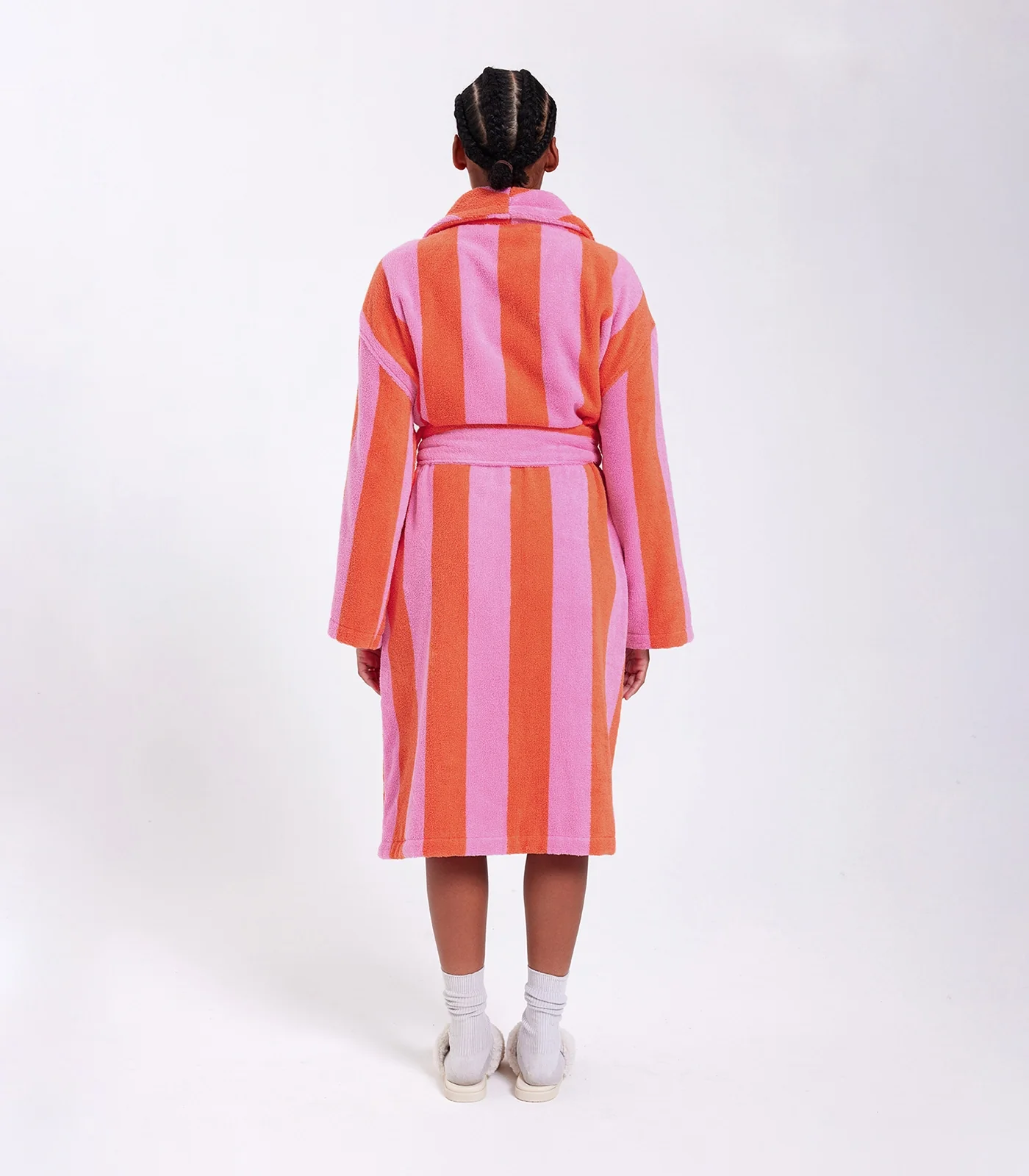 HOMMEY - ROBE | SHERBET STRIPES | S/M COTTON