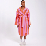 HOMMEY - ROBE | SHERBET STRIPES | S/M COTTON