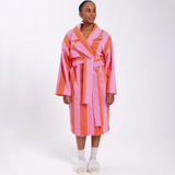 HOMMEY - ROBE | SHERBET STRIPES | S/M COTTON
