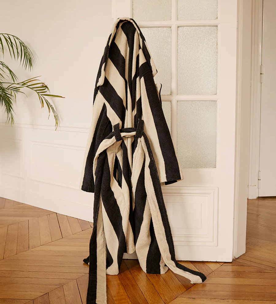 HOMMEY - ROBE | VANILLA BEAN STRIPES | S/M