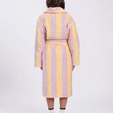 HOMMEY - ROBE | TERRY [SIZE:L/XL CLR:SUNDAE STRIPES]