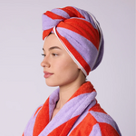 HOMMEY - HAIR WRAP | GRAPEFRUIT STRIPES