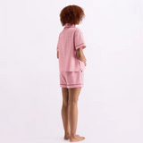 HOMMEY -  SHORT SLEEVE SLEEP SHIRT | ROCKY ROAD STRIPES | EXTRA LARGE