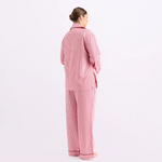 HOMMEY - LONG SLEEVE SLEEP SHIRT | ROCKY ROAD STRIPES | SMALL