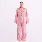 HOMMEY - LONG SLEEVE SLEEP SHIRT | ROCKY ROAD STRIPES | SMALL
