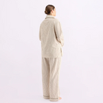 HOMEY - LONG SLEEVE SHIRT | MATCHA STRIPES | LARGE