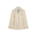 HOMEY - LONG SLEEVE SHIRT | MATCHA STRIPES | LARGE