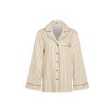 HOMEY - LONG SLEEVE SHIRT | MATCHA STRIPES | LARGE