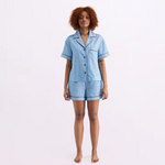 HOMMEY -  SLEEP SHORT | ICED CHOCOLATE STRIPES | LARGE