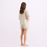 HOMMEY -  SLEEP SHORT | MATCHA STRIPES | EXTRA SMALL