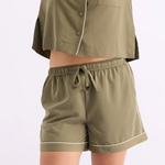 HOMMEY - SLEEP SHORT | MATCHA [SIZE:L]