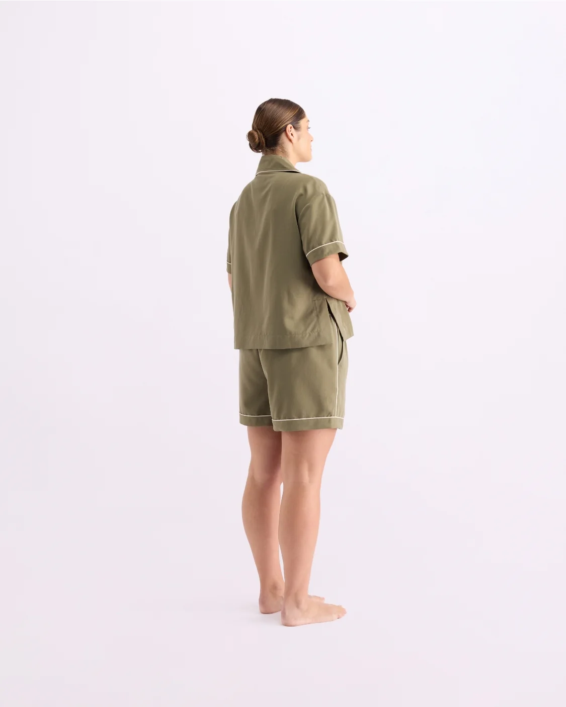 HOMMEY - SLEEP SHORT | MATCHA [SIZE:L]