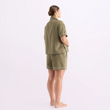 HOMMEY - SLEEP SHORT | MATCHA [SIZE:L]