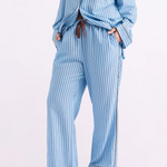 HOMMEY - SLEEP PANT | ICED CHOCOLATE STRIPES [SIZE:M]
