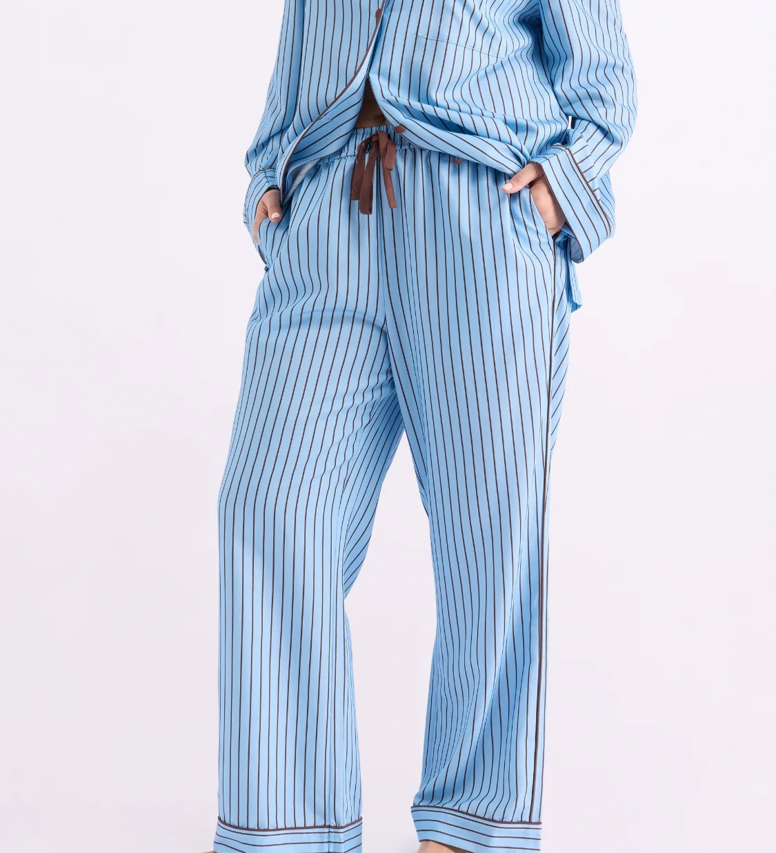 HOMMEY - SLEEP PANT | ICED CHOCOLATE STRIPES [SIZE:XL]