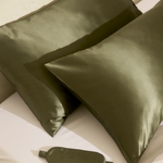 HOMMEY -  SILK EYEMASK [CLR:SAGE]