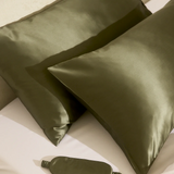 HOMMEY -  SILK EYEMASK [CLR:SAGE]