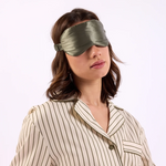 HOMMEY -  SILK EYEMASK [CLR:SAGE]