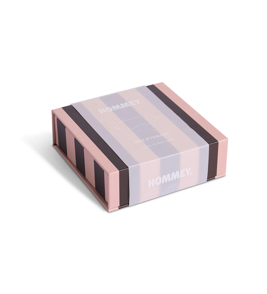 HOMMEY - SILK EYEMASK | ROCKY ROAD STRIPES