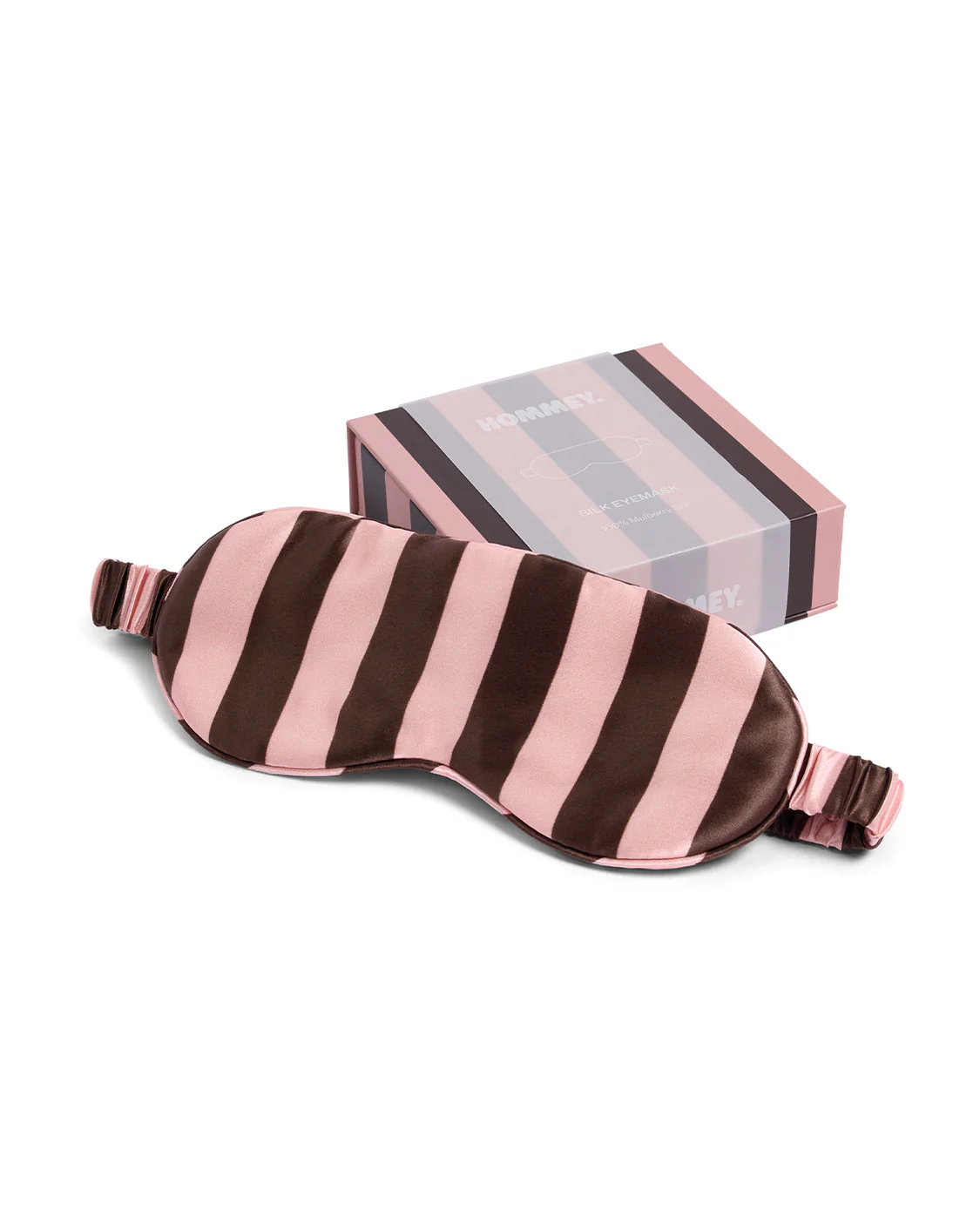 HOMMEY - SILK EYEMASK | ROCKY ROAD STRIPES