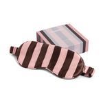 HOMMEY - SILK EYEMASK | ROCKY ROAD STRIPES