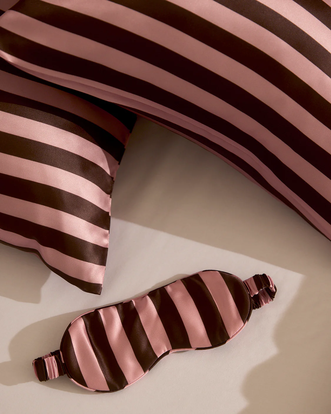 HOMMEY - SILK EYEMASK | ROCKY ROAD STRIPES