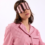 HOMMEY - SILK EYEMASK | ROCKY ROAD STRIPES