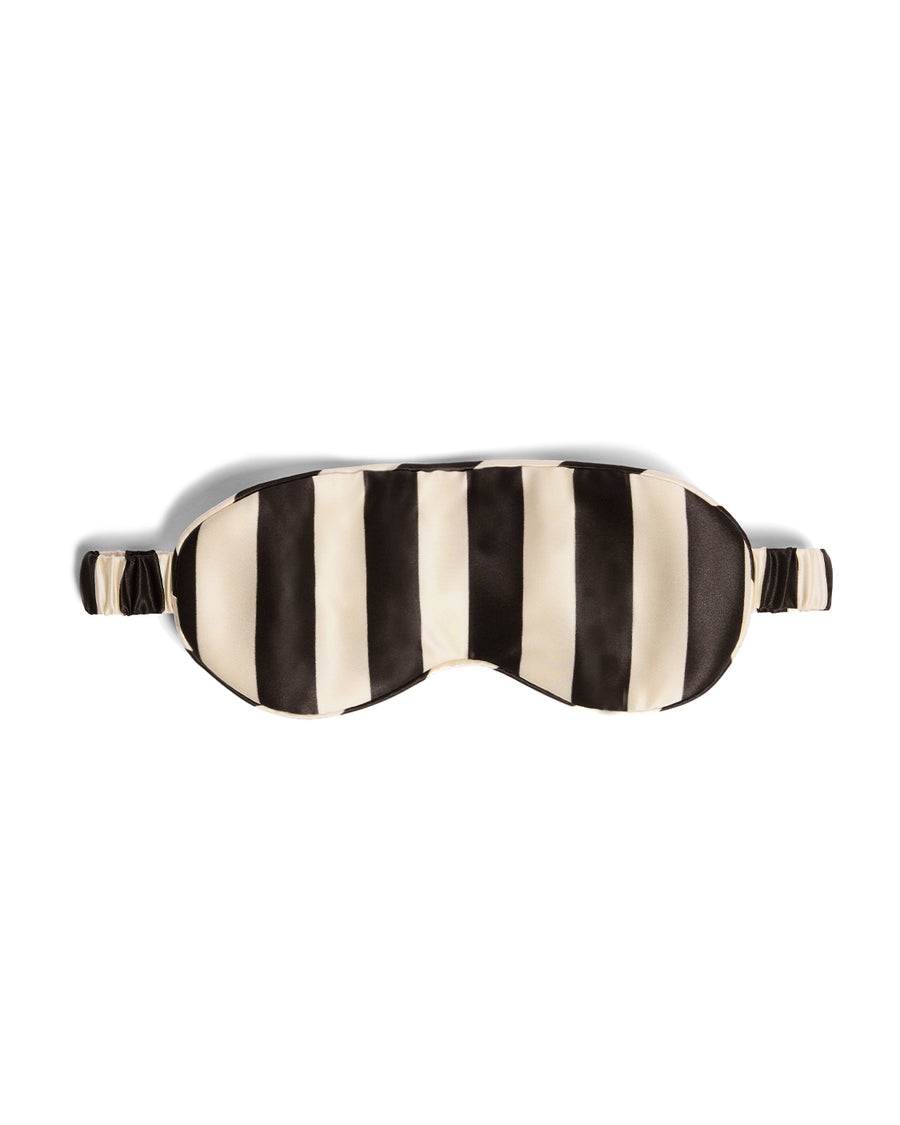 HOMMEY -  SILK EYEMASK [CLR:VANILLA BEAN STRIPES]