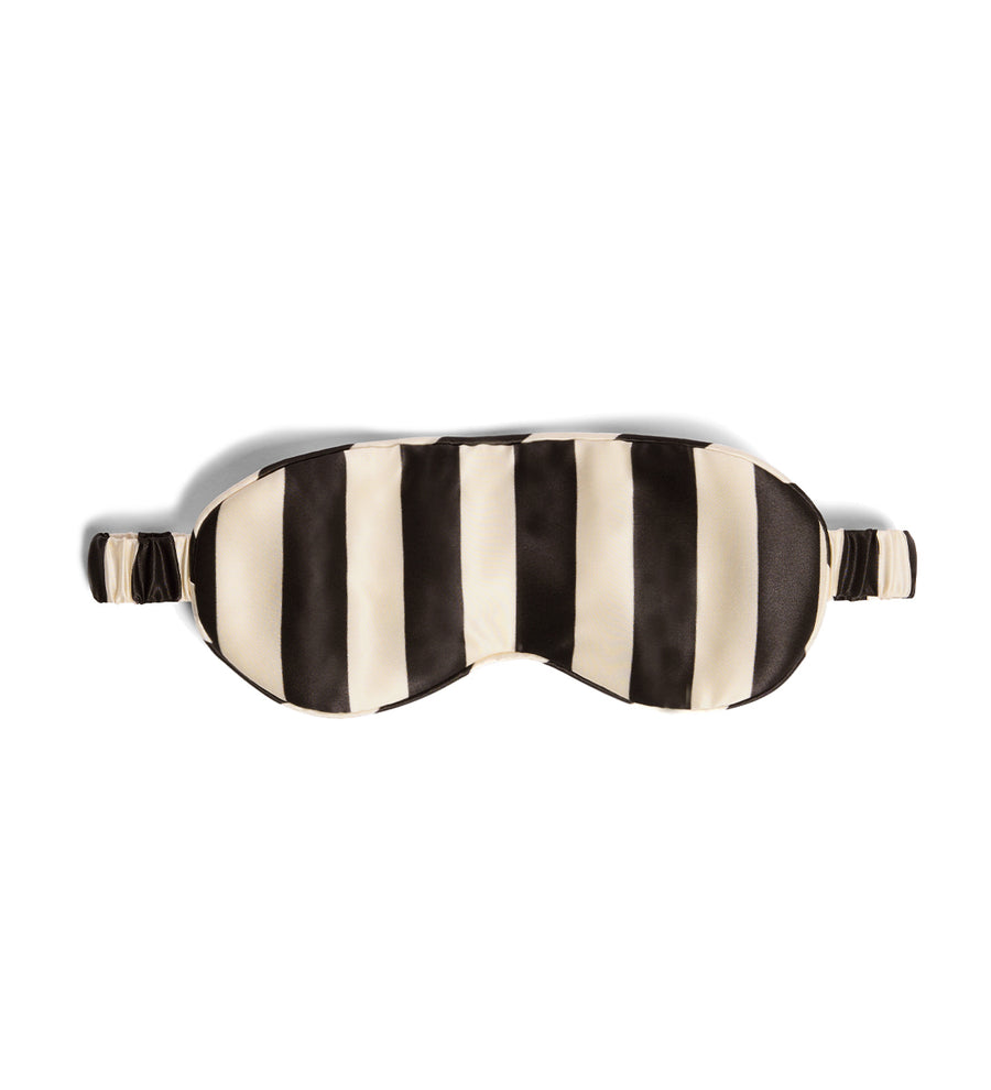HOMMEY -  SILK EYEMASK [CLR:VANILLA BEAN STRIPES]