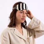 HOMMEY -  SILK EYEMASK [CLR:VANILLA BEAN STRIPES]