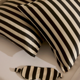 HOMMEY -  SILK EYEMASK [CLR:VANILLA BEAN STRIPES]