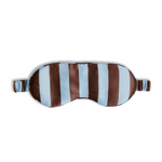 HOMMEY -  SILK EYEMASK | ICED CHOCOLATE STRIPES