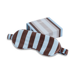 HOMMEY -  SILK EYEMASK | ICED CHOCOLATE STRIPES