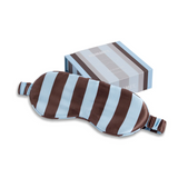 HOMMEY -  SILK EYEMASK | ICED CHOCOLATE STRIPES