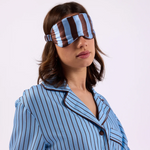 HOMMEY -  SILK EYEMASK | ICED CHOCOLATE STRIPES