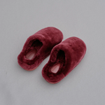 HOMMEY - SHEEPSKIN SLIPPERS [SIZE:SMALL CLR:WINE]