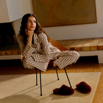 HOMMEY - SHEEPSKIN SLIPPERS [SIZE:SMALL CLR:WINE]