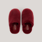 HOMMEY - SHEEPSKIN SLIPPERS [SIZE:LARGE CLR:WINE]