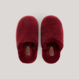 HOMMEY - SHEEPSKIN SLIPPERS [SIZE:LARGE CLR:WINE]