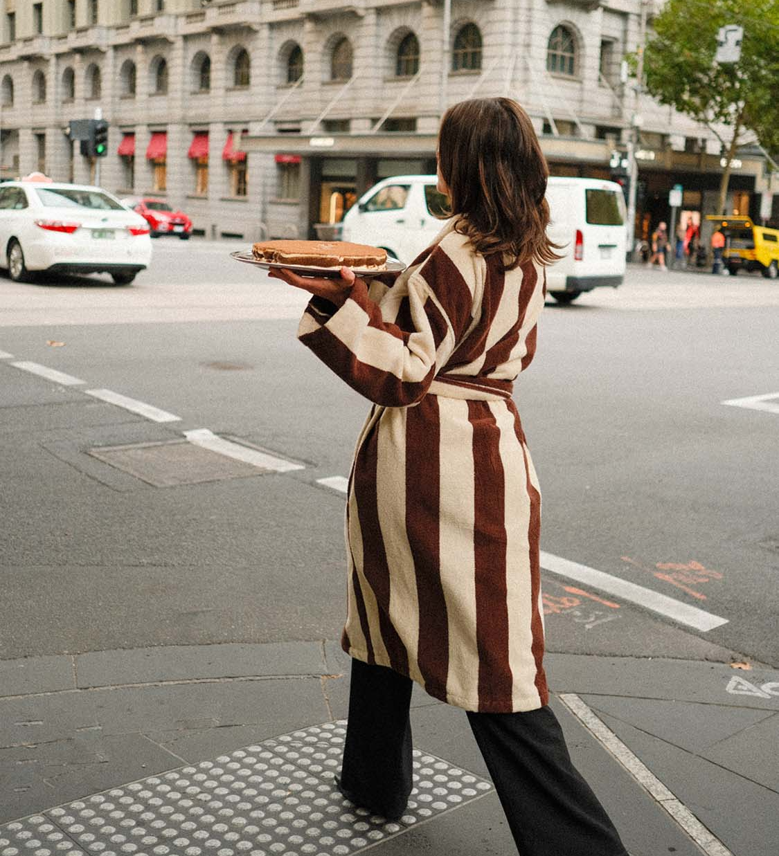 HOMMEY - ROBE | TERRY [SIZE:S/M CLR:TIRAMISU]