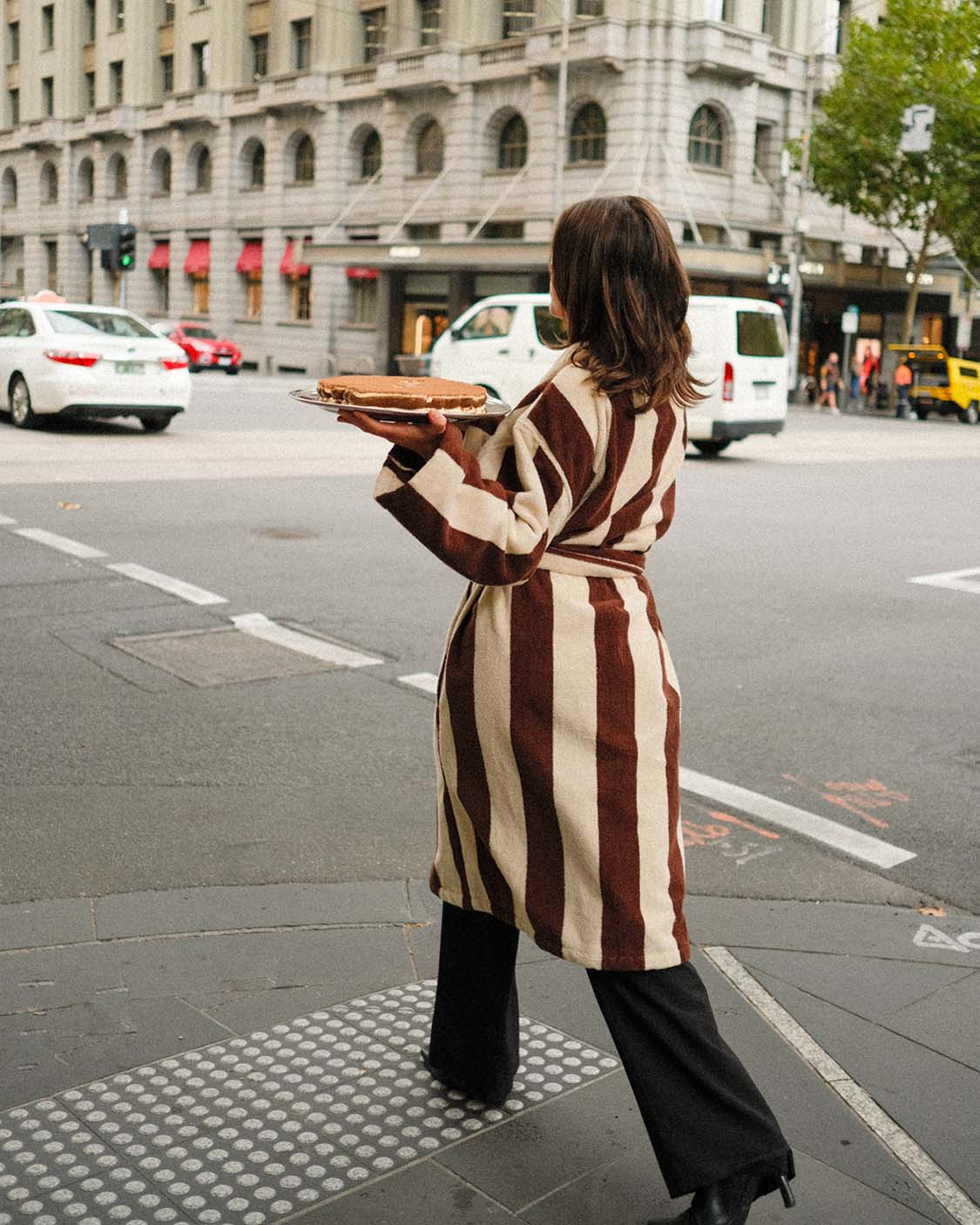 HOMMEY - ROBE | TERRY [SIZE:S/M CLR:TIRAMISU]