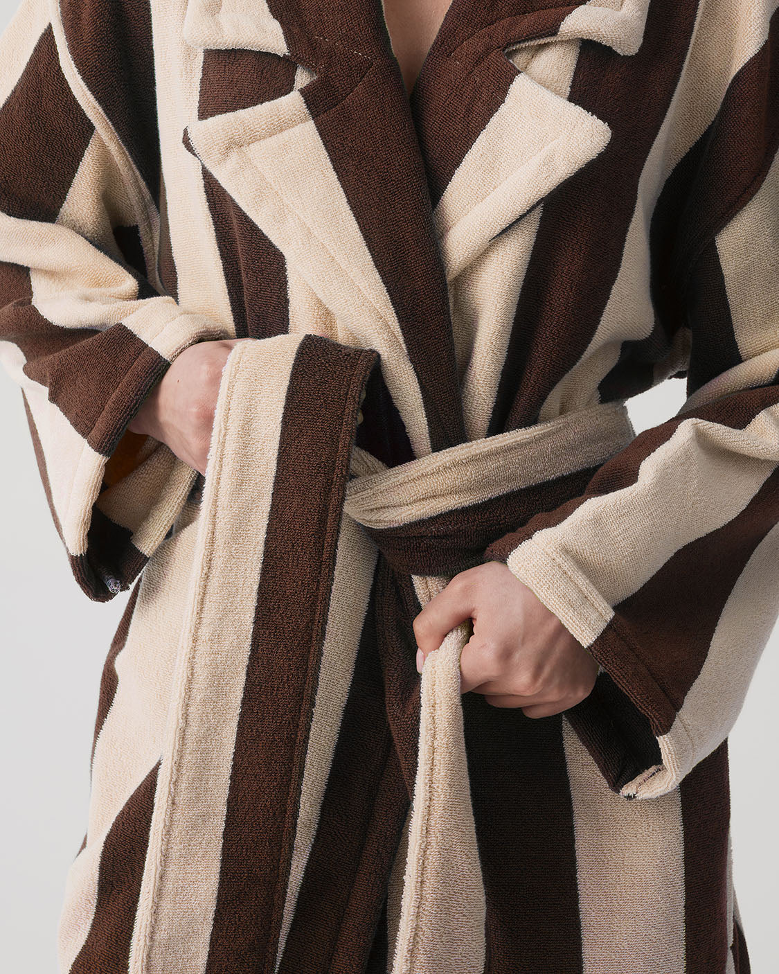 HOMMEY - ROBE | TERRY [SIZE:S/M CLR:TIRAMISU]